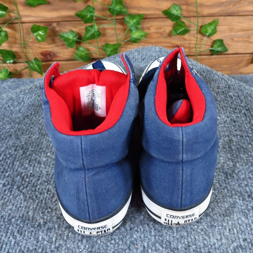 Converse High‎ Street Boys Athletic Sneaker Size 3Y Casual Navy Blue Fabric